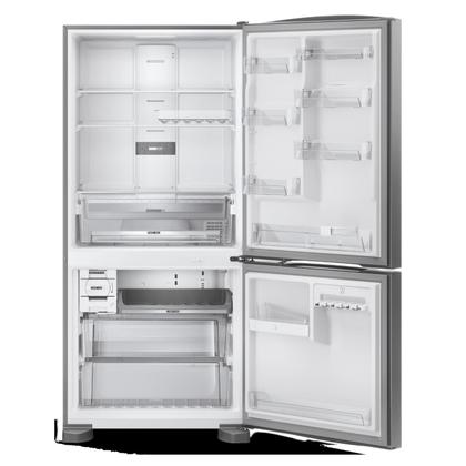 Imagem de Geladeira Brastemp Frost Free Inverse 588 Litros Cor Inox com Smart Bar - BRE85AK