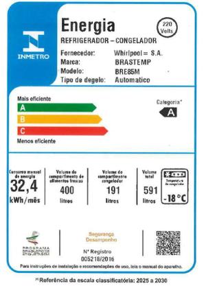 Imagem de Geladeira Brastemp Frost Free Inverse 591 Litros Branca - BRE85MB