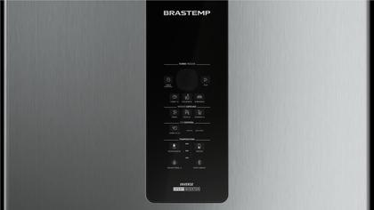 Imagem de Geladeira Brastemp Frost Free Inverse A+++ 461 Litros Cor Inox com Tecnologia Inverter e Freeze Control Advanced - BRE59FK