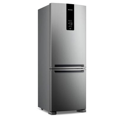 Imagem de Geladeira Brastemp Frost Free Inverse A+++ 479 Litros Cor Inox com Super Capacidade e Smart Flow - BRE58FK