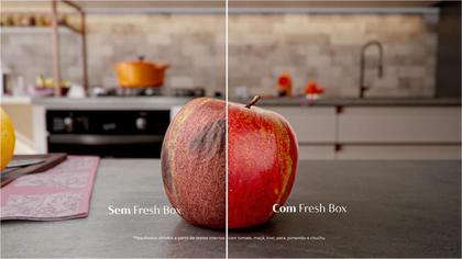 Imagem de Geladeira Brastemp Frost Free Inverse A+++ 479 Litros Cor Inox com Super Capacidade e Smart Flow - BRE58FK