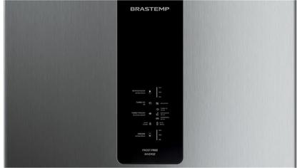 Imagem de Geladeira Brastemp Frost Free Inverse A+++ 479 Litros Cor Inox com Super Capacidade e Smart Flow - BRE58FK