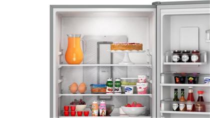 Imagem de Geladeira Brastemp Frost Free Inverse A+++ 479 Litros Cor Inox com Super Capacidade e Smart Flow - BRE58FK