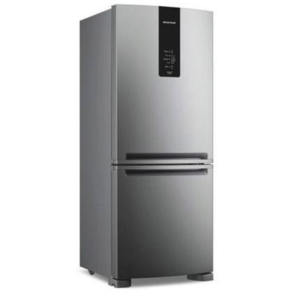 Imagem de Geladeira Brastemp Frost Free Inverse BRE57FK, 447 Litros com Turbo Ice e Air Flow, Inox - 220 Volts