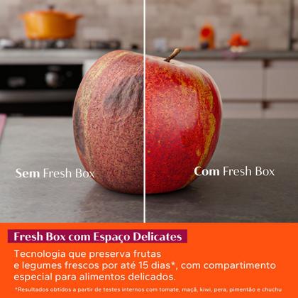 Geladeira Brastemp Frost Free Side Inverse 3 Portas A+++ 554 litros cor Inox - BRO85AK Imagem de Geladeira Brastemp Frost Free Side Inverse 3 Portas A+++ 554 litros cor Inox - BRO85AK