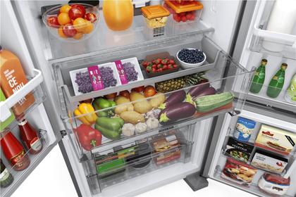 Geladeira Brastemp Frost Free Side Inverse 3 Portas A+++ 554 litros cor Inox - BRO85AK Imagem de Geladeira Brastemp Frost Free Side Inverse 3 Portas A+++ 554 litros cor Inox - BRO85AK