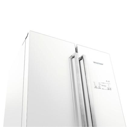 Geladeira Brastemp Frost Free Side Inverse 540 litros Vitreous
