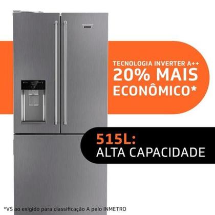 Imagem de Geladeira Brastemp Gourmand Frost Free 515L Inox 110V