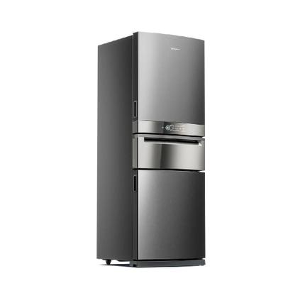 Imagem de Geladeira Brastemp Inverse 3 Frost Free 419 Litros com Freeze Control Pro Bry59ck Inox