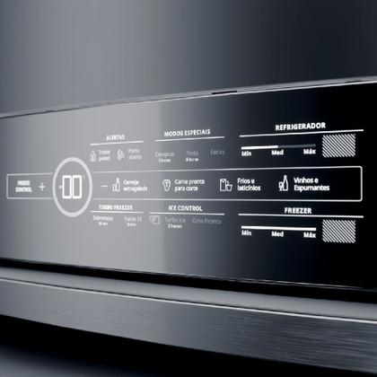 Imagem de Geladeira Brastemp Inverse 3 Frost Free 419 Litros Cor Inox com Freeze Control Pro - BRY59CK