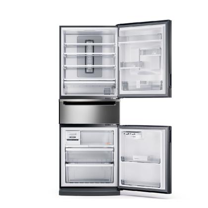 Imagem de Geladeira Brastemp Inverse 3 Frost Free 419 Litros Cor Inox com Freeze Control Pro - BRY59CK