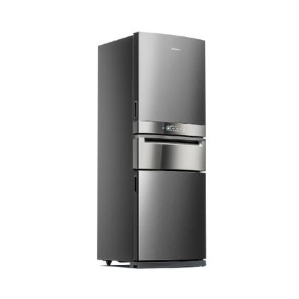 Imagem de Geladeira Brastemp Inverse 3 Frost Free 419 Litros Cor Inox com Freeze Control Pro - BRY59CK