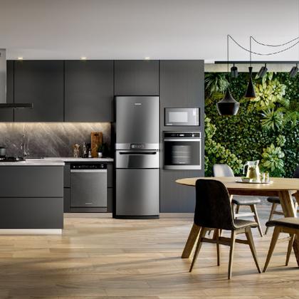 Imagem de Geladeira Brastemp Inverse 3 Frost Free 419 Litros Cor Inox com Freeze Control Pro - BRY59CK