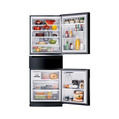 Imagem de Geladeira Brastemp Inverse 3 Frost Free 419 Litros Cor Preta com Freeze Control Pro - BRY59CE