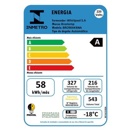 Imagem de Geladeira Brastemp Inverse 4 Frost Free 543 Litros Cor Inox com Convertible Space - BRO90AK
