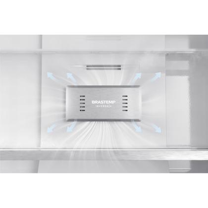 Imagem de Geladeira Brastemp Inverse 4 Frost Free 543 Litros Cor Inox com Convertible Space - BRO90AK