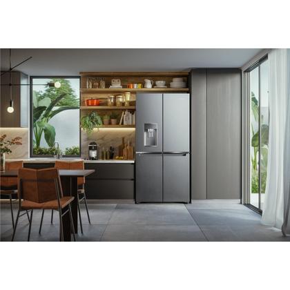 Imagem de Geladeira Brastemp Inverse 4 Frost Free 543 Litros Cor Inox com Convertible Space - BRO90AK