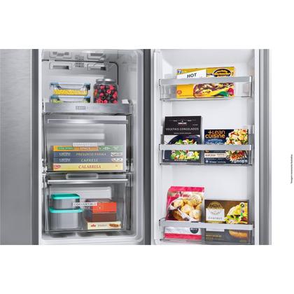 Imagem de Geladeira Brastemp Inverse 4 Frost Free 543 Litros Cor Inox com Convertible Space - BRO90AK