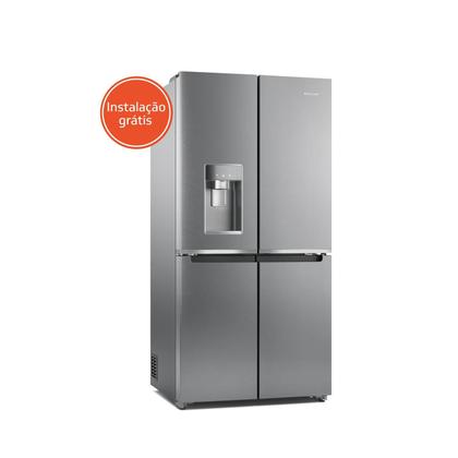 Imagem de Geladeira Brastemp Inverse 4 Frost Free 543 Litros Cor Inox com Convertible Space - BRO90AK