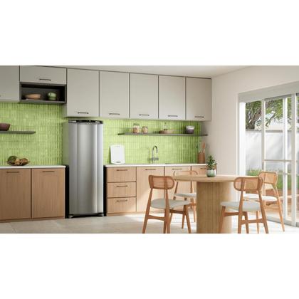 Imagem de Geladeira Consul Frost Free 342 Litros Cor Inox com Gavetão Hortifruti - CRB39AK