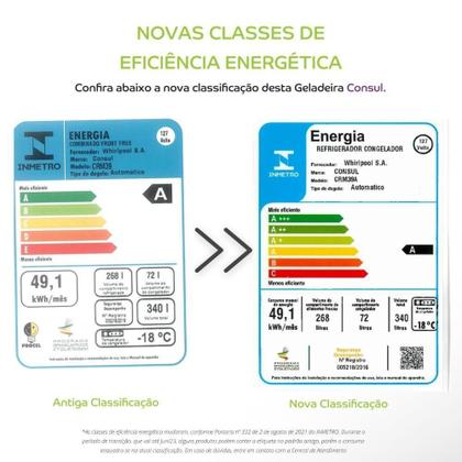 Imagem de Geladeira Consul Frost Free Duplex 340L Flex CRM39AB 127V