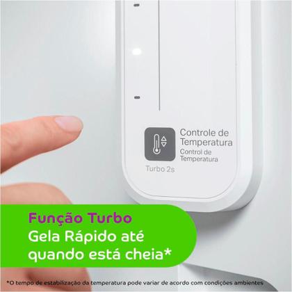 Imagem de Geladeira Consul Frost Free Duplex 386L Altura Flex Inox CRM44AK