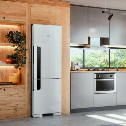 Imagem de Geladeira Consul Frost Free Duplex 397 litros Branca com freezer embaixo - CRE44BB