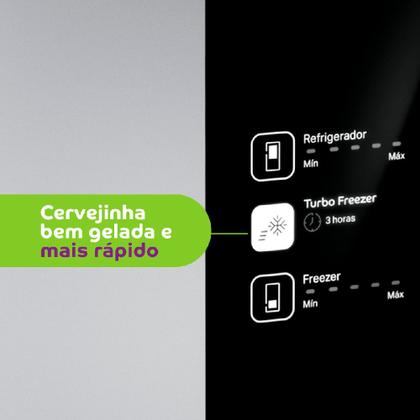 Imagem de Geladeira Consul Frost Free Duplex 397 litros Branca com freezer embaixo - CRE44BB