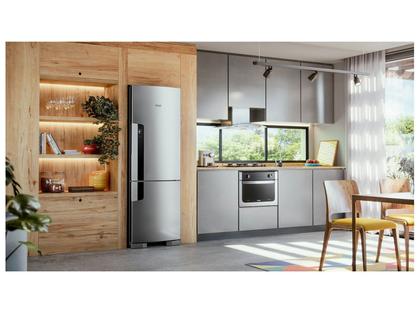 Geladeira Consul Frost Free Duplex 397L Evox - com Freezer 220V CRE44AK Imagem de Geladeira Consul Frost Free Duplex 397L Evox