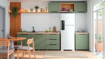 Imagem de Geladeira Consul Frost Free Duplex com Espaço Flex e Painel Eletrônico Externo 451 litros cor Branca - CRM56FB