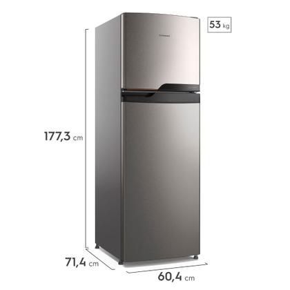 Imagem de Geladeira Continental Frost Free 380L Duplex Prata (TC42S)