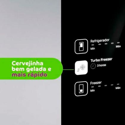 Imagem de Geladeira CRE44BB Frost Free Duplex 397L com freezer embaixo Consul