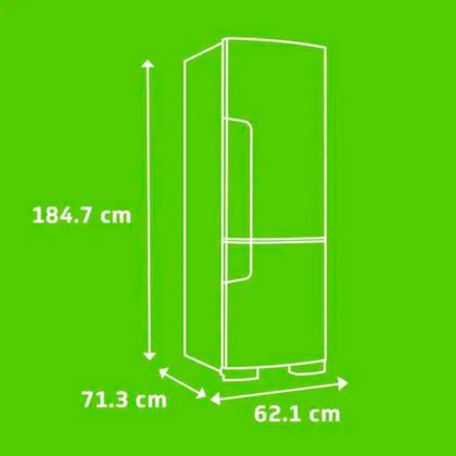Imagem de Geladeira CRE44BB Frost Free Duplex 397L com freezer embaixo Consul