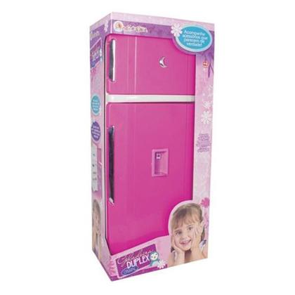 Imagem de Geladeira De Brinquedo Infantil Grande Duplex 65cm Oferta 