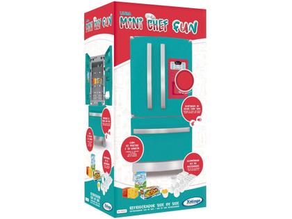 Imagem de Geladeira de Brinquedo Mini Chef Fun  - Side by Side 20 Peças Xalingo