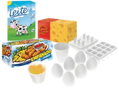 Imagem de Geladeira de Brinquedo Mini Chef Fun  - Side by Side 20 Peças Xalingo