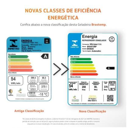 Imagem de Geladeira Duplex Brastemp 375L Frost Free BRM44HB  220V