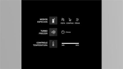 Imagem de Geladeira Duplex Frost Free 461 Litros A+++ Cor Branca com Tecnologia Turbo Control e Fresh Box - BRM56FB