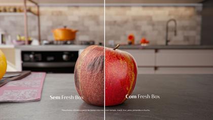 Imagem de Geladeira Duplex Frost Free 461 Litros A+++ Cor Branca com Tecnologia Turbo Control e Fresh Box - BRM56FB