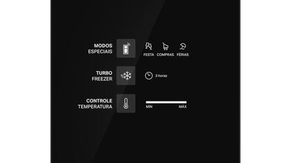 Imagem de Geladeira Duplex Frost Free 461 Litros A+++ Cor Branca com Tecnologia Turbo Control e Fresh Box - BRM56FB