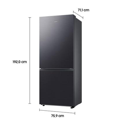 Imagem de Geladeira Duplex Inverse Evolution SmartThings Samsung RB50 Black Inox 462L