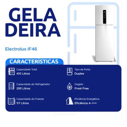 Imagem de Geladeira Electrolux 410L Frost Free Duplex Inverter IF46
