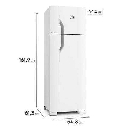 Imagem de Geladeira Electrolux Cycle Defrost 260L Super Freezer Duplex Branca DC35A