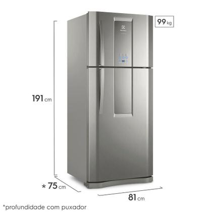 Geladeira Electrolux DF82X Frost Free Infinity 553 Litros 2 Portas