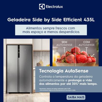 Imagem de Geladeira Electrolux Frost Free 2 Portas 435 Litros Inverter Side by Side