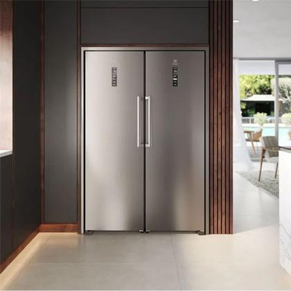 Imagem de Geladeira Electrolux Frost Free 355L Experience Com Autosense Twins Cor Inox (RTI4S)