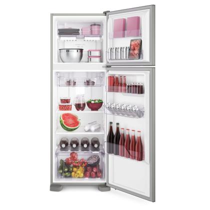 Imagem de Geladeira Electrolux Frost Free 371L Turbo Congelamento Duplex Cor Inox (DFX41)