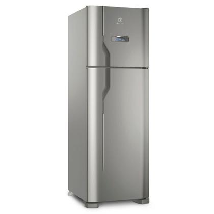 Imagem de Geladeira Electrolux Frost Free 371L Turbo Congelamento Duplex Cor Inox (DFX41)