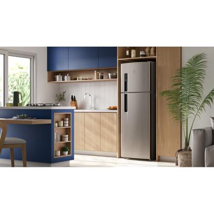 Imagem de Geladeira Electrolux Frost Free 380L AutoSense Inverter Duplex Inox Look (IF41S)