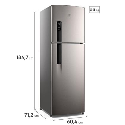 Imagem de Geladeira Electrolux Frost Free 400L AutoSense Inverter Duplex Inox Look (IF44S)